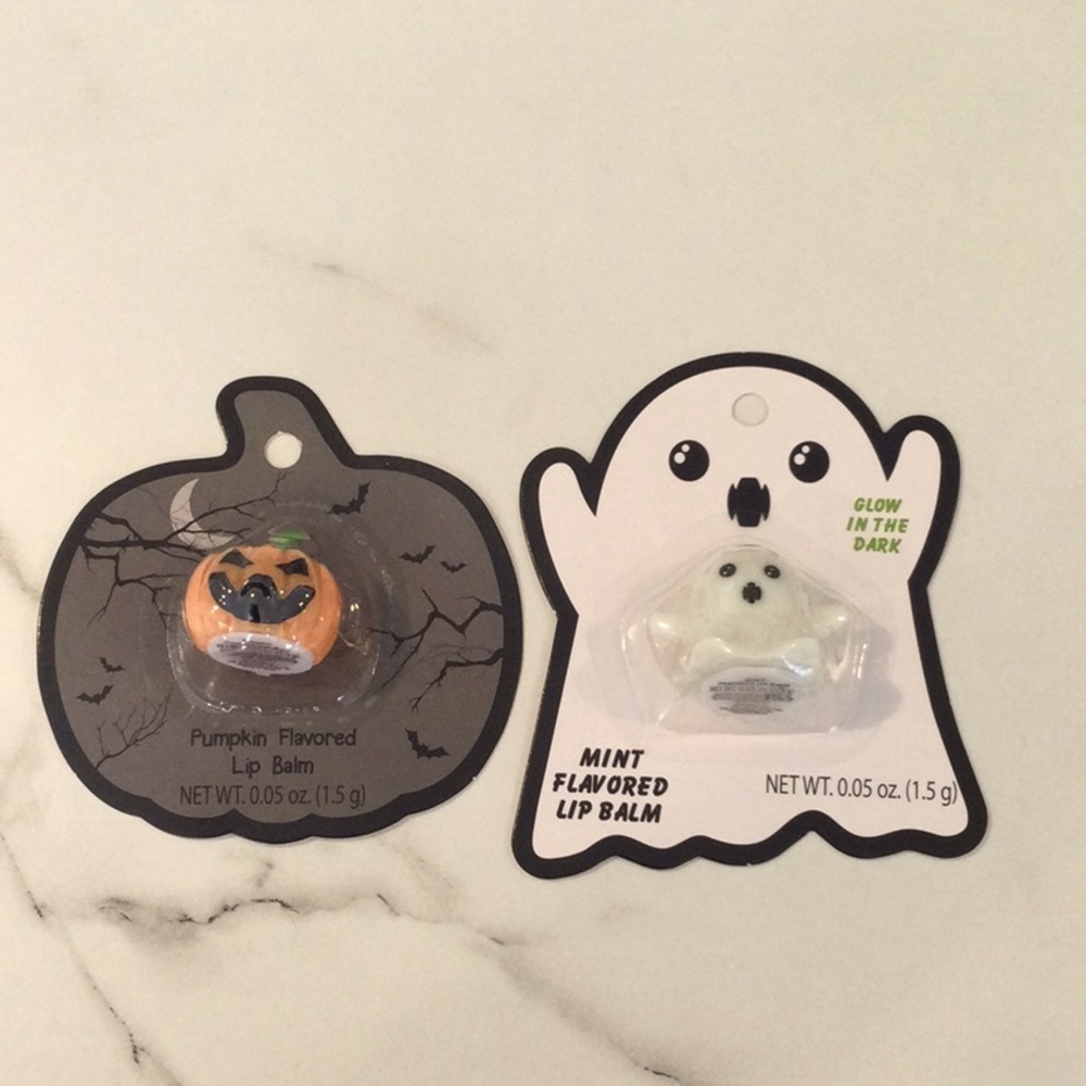Set of 2 Halloween lip balms,NWT.